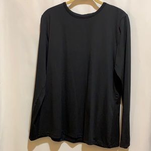 CLIMATE RIGHT/CUDDL DUDS TEE SZ XL BLACK POL/SPX